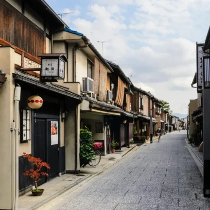 Traditional Japan City Street