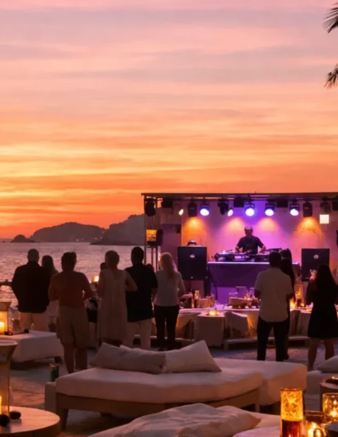 sunset-and-the-beach-party-greece